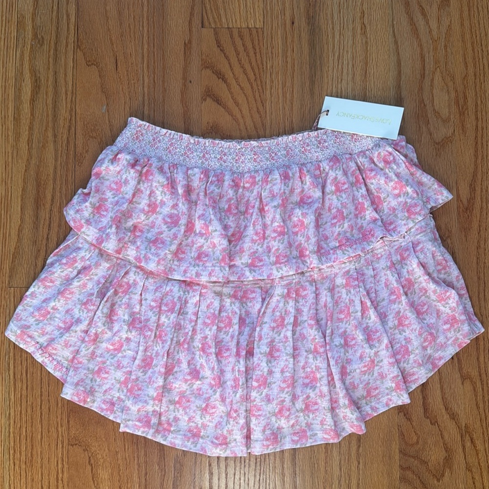BRAND NEW love shack fancy mini skirt